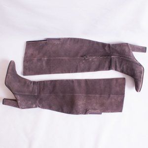 Halogen Gray Suede Boots